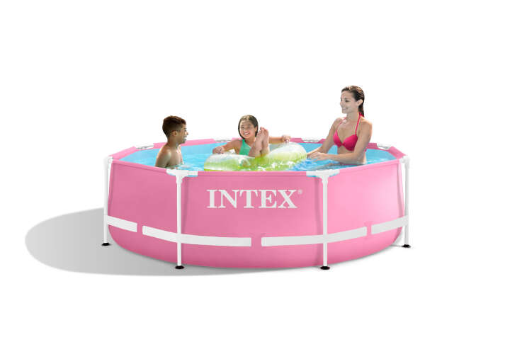INTEX Metall Frame Pool mit Filterpumpe 244 x 76 cm